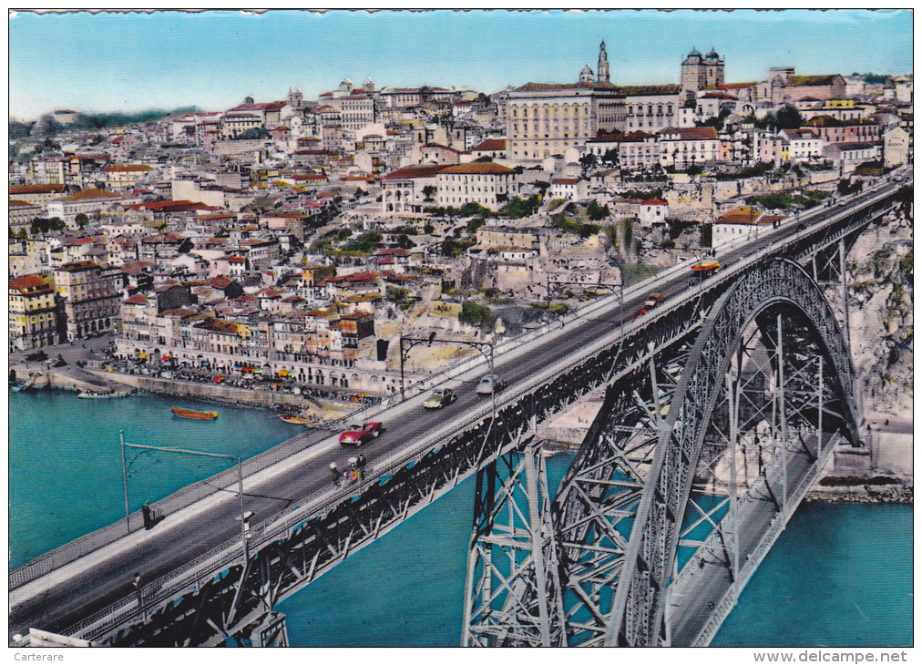 Portugal,porto,ponte Luis Luiz,pont Louis 1er ,reliant Porto à Vila Nova De Gaia Construit En 1881 Par Théophile Seyric, - Porto