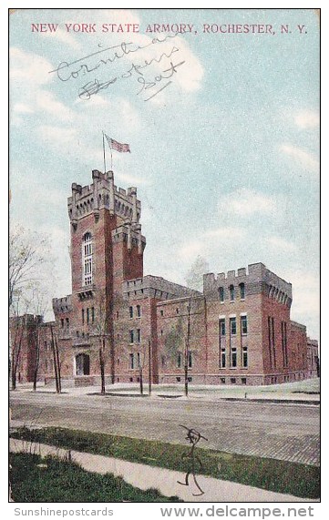 New York Rochester New York State Armory 1908 - Rochester