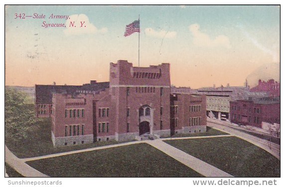 New York Syracuse State Armory 1910 - Syracuse