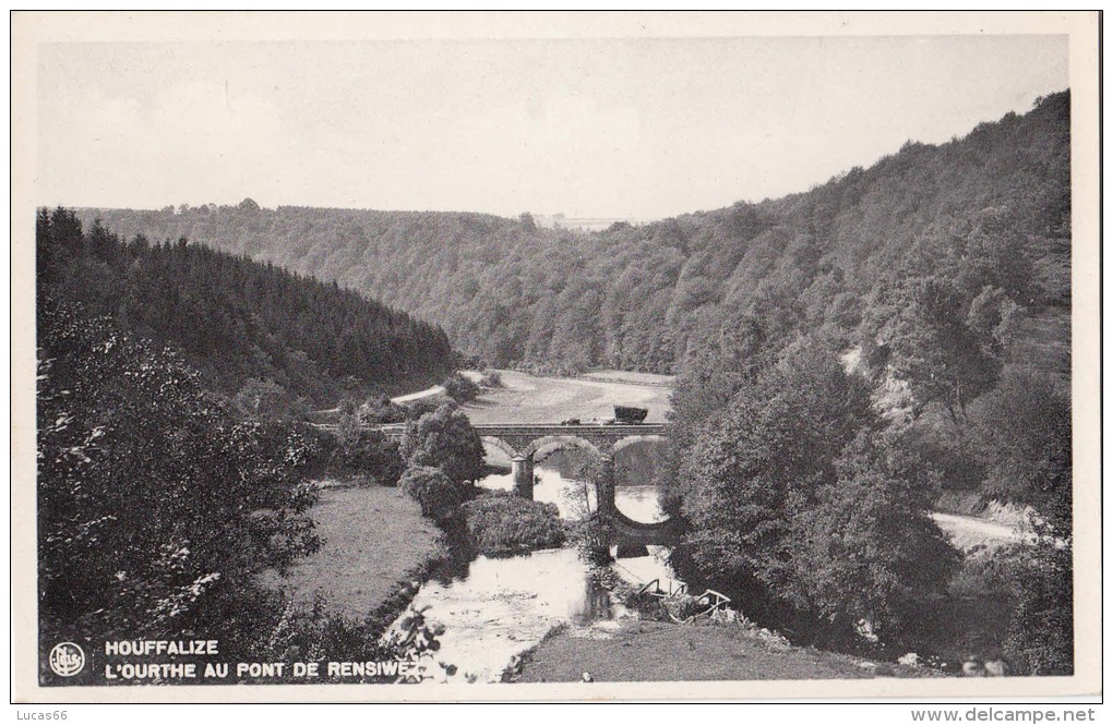 C1950 HOUFFALIZE L'OURTHE AU PONT DE RENSIWEZ - Houffalize