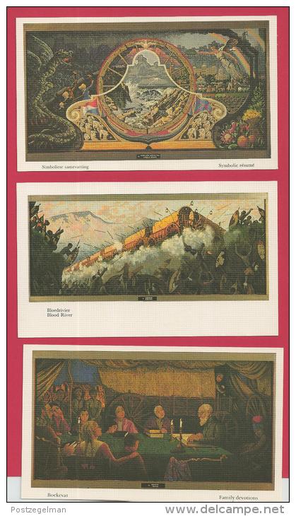 SOUTH AFRICA  , 15 Postcards Embroyderies In Voortrekker Monument - Zuid-Afrika