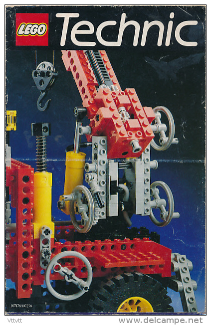 Brochure (1989) LEGO TECHNIC 107178/107278 (42 Cm Sur 54 Cm Déplié), Hydravion, Buggy, Pelleteuse, Hélicoptère, Grue... - Lego Technic