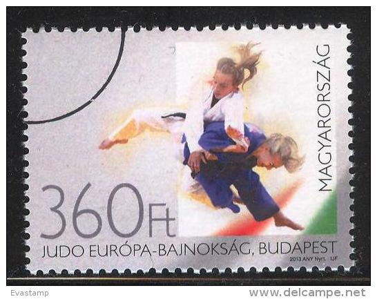 HUNGARY-2013. SPECIMEN Judo European Championships, Budapest Mi:5616. - Oblitérés