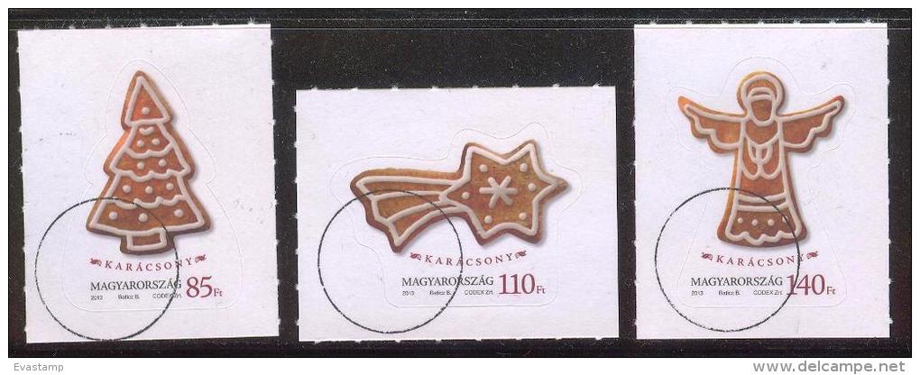 HUNGARY-2013.SPECIMEN Christmas Set / Self-adhesive Stamps / Gingerbread Christmas Cookies - Proeven & Herdrukken
