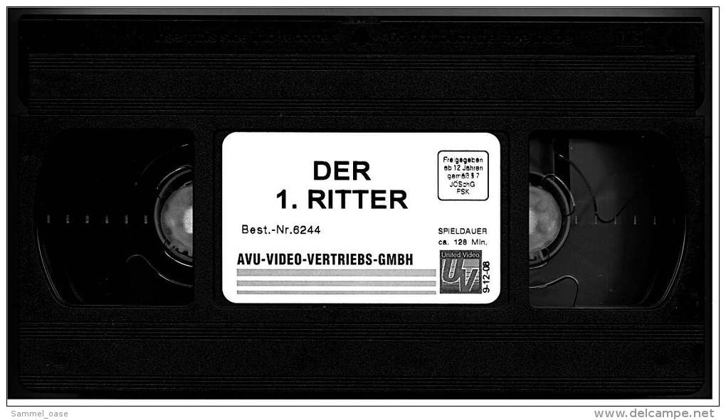 VHS Video ,  Der 1. Ritter  -  Mit : Sean Connery, Richard Gere, Ben Cross, Julia Ormond  -  Von 1996 - Action, Adventure