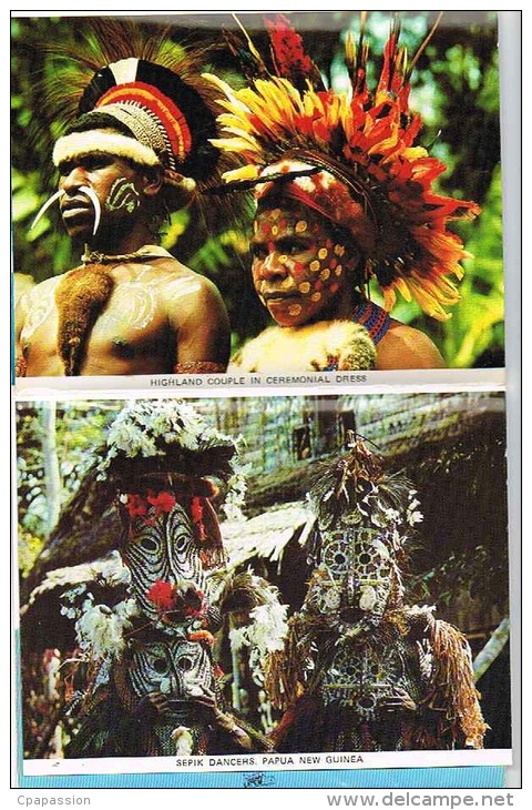 PAPUA NEW GUINEA -  Livret 11 Vues - Format  14,5  X  11,5 - TBE - Papouasie-Nouvelle-Guinée