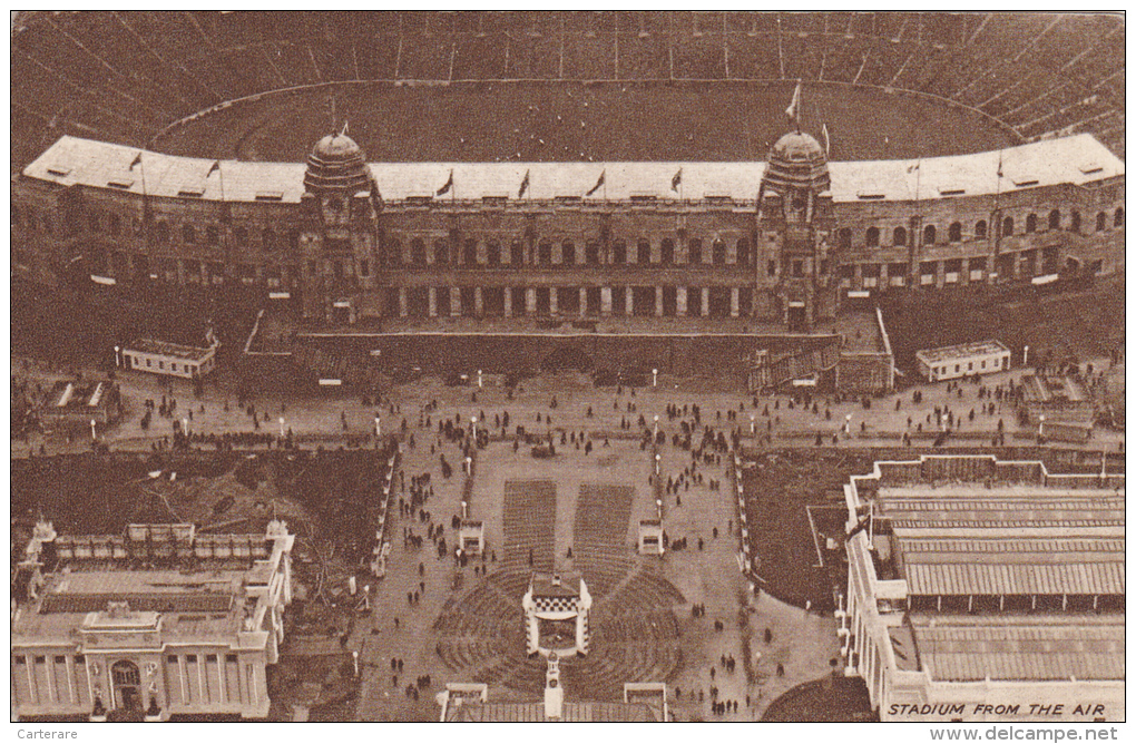 ANGLETERRE,ROYAUME-UNI,UNITED KINGDOM,LONDON,LONDRES,ST ADIUM WEMBLEY EN 1923,STADE,temple Du Football Démoli En 2003 - Autres & Non Classés