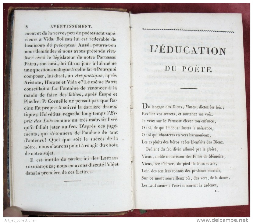 L'Éducation Du Poète & 15 Lettres Académiques / J.-H. Valant / A Paris Chez Michaud Frères Libraires En 1814 - 1801-1900