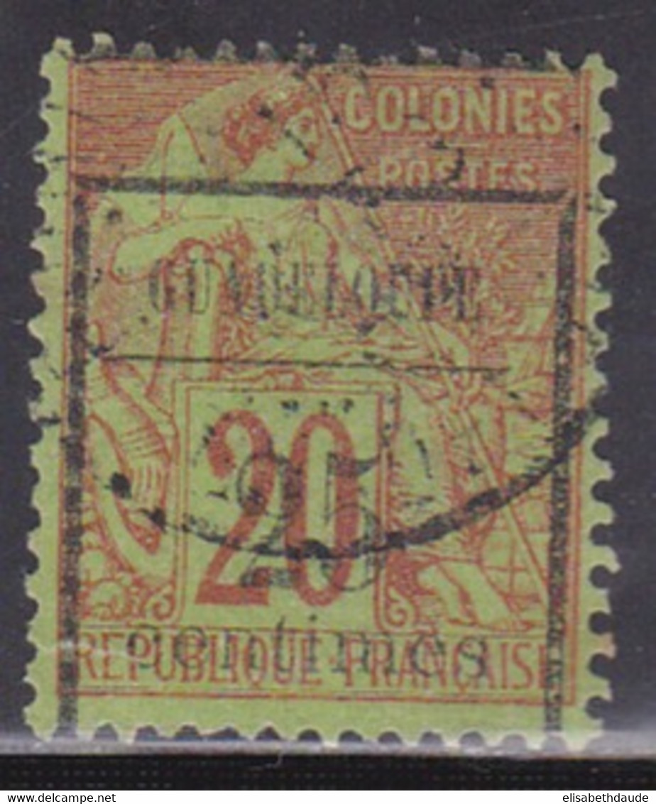 GUADELOUPE - YVERT N° 5 OBLITERE - COTE = 35 EUR. - - Usados