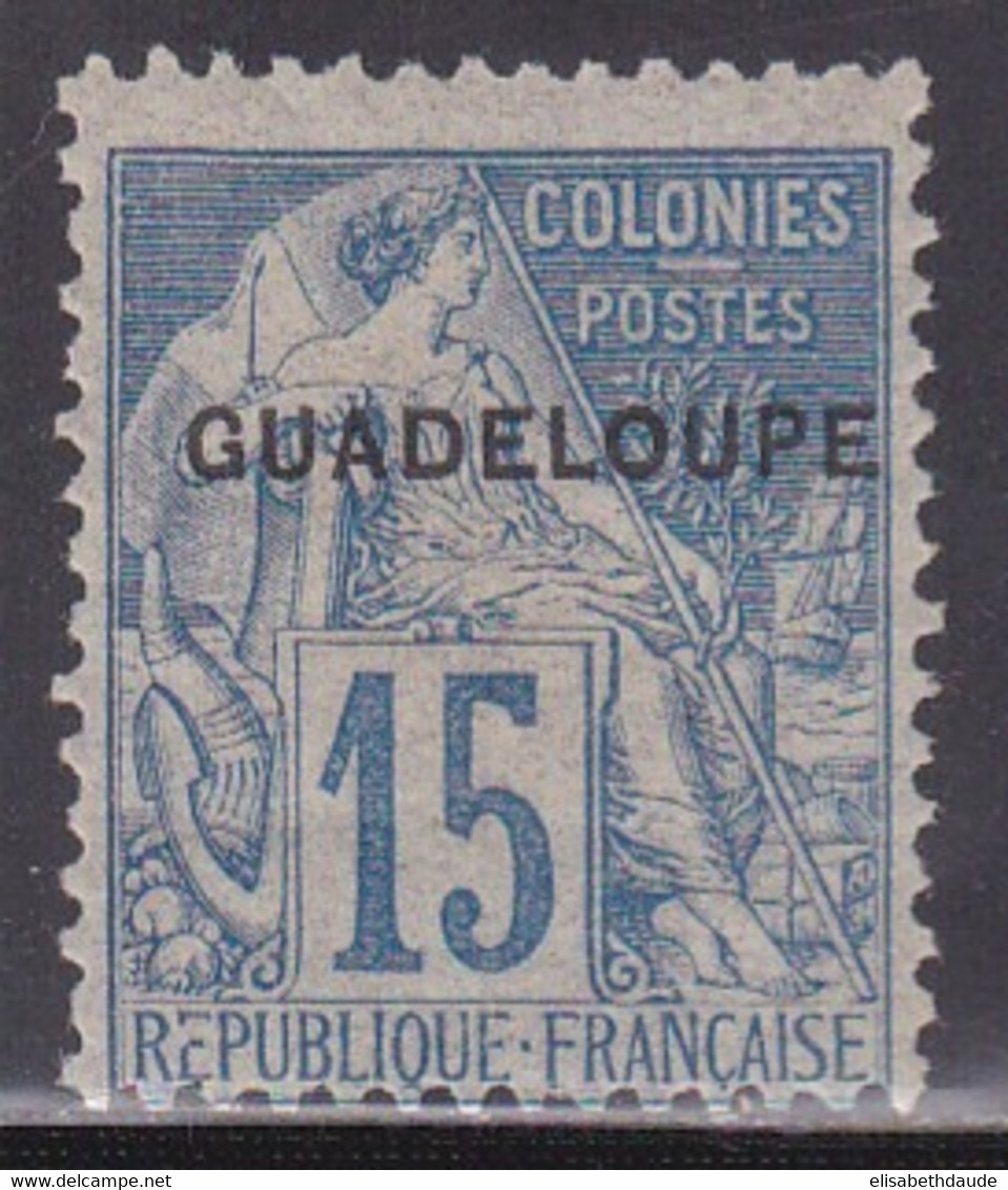 GUADELOUPE - YVERT N° 19 * - COTE = 64 EUR. - - Unused Stamps