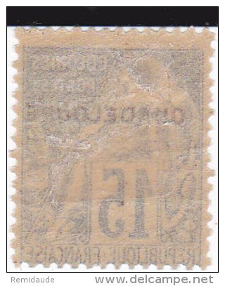 GUADELOUPE - YVERT N° 19 * - COTE = 64 EUR. - - Unused Stamps