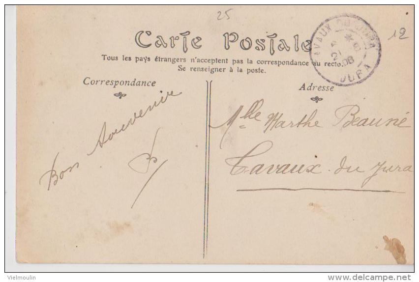 COLOMBIER FONTAINE 25 LA GARE  BELLE CARTE ANIMEE TRES RARE !!! - Autres & Non Classés