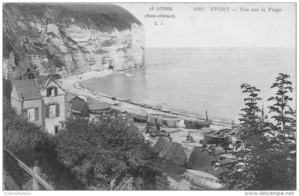 Yport   76    Vue Sur La Plage - Yport