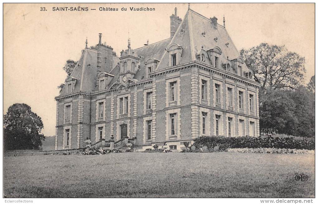 St Saëns   76     Château Du Vaudichon - Saint Saens