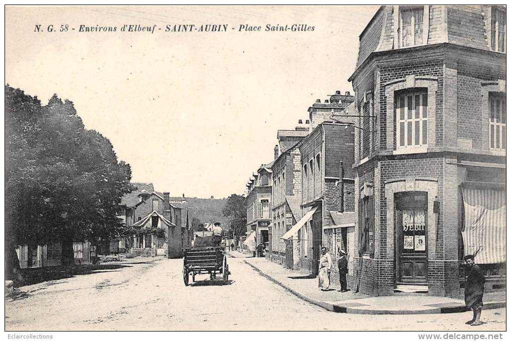 St Aubin Les Elbeufs    76    Place St Gilles - Other & Unclassified