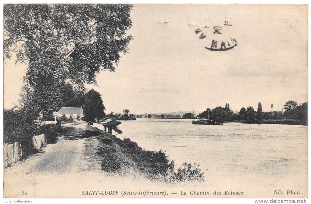 St Aubin Les Elbeufs    76    Le  Chemin Des Ecluses - Andere & Zonder Classificatie