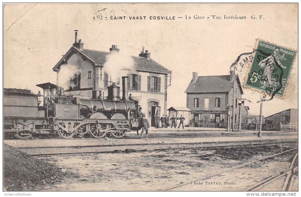 St  Vaast Bosville    76    La Gare Train - Andere & Zonder Classificatie