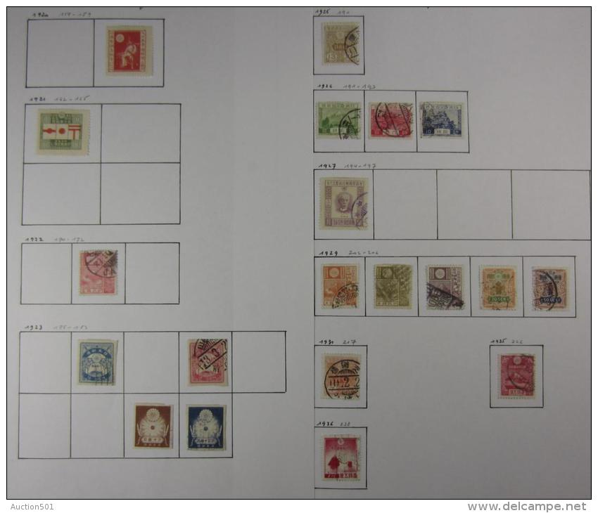 15503 GF INTERESSANT Lot de timbres et feuilles du Japon, neuf pour les plus récents et ob. pour les plus anciens