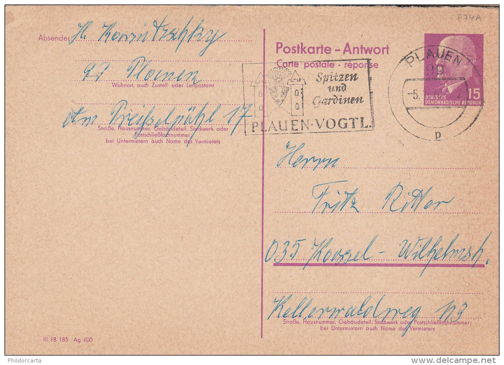 DDR- GSK - Postcards - Used