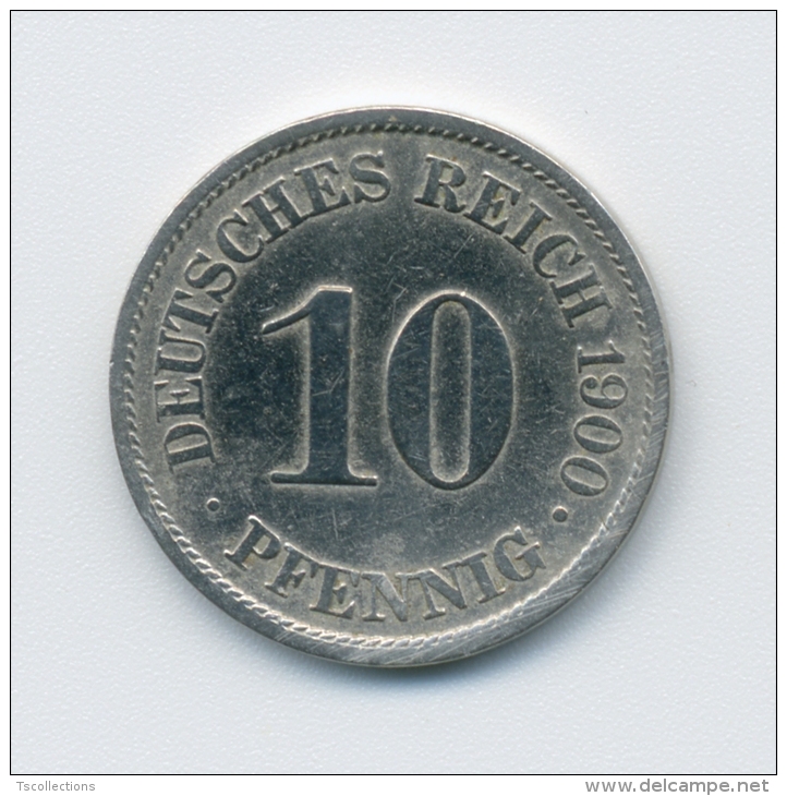 Allemagne 10 Pfennig 1900 - 10 Pfennig