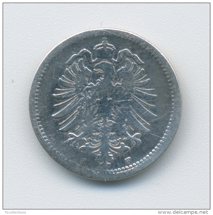 Allemagne 20 Pfennig 1875 - 20 Pfennig