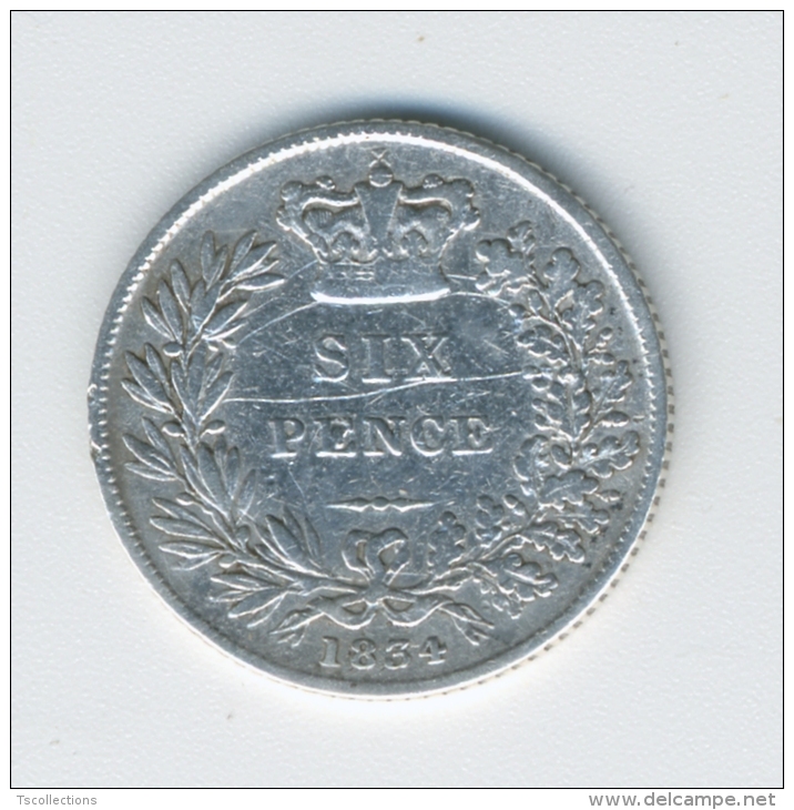 Angleterre Six Pence 1834 - Autres & Non Classés