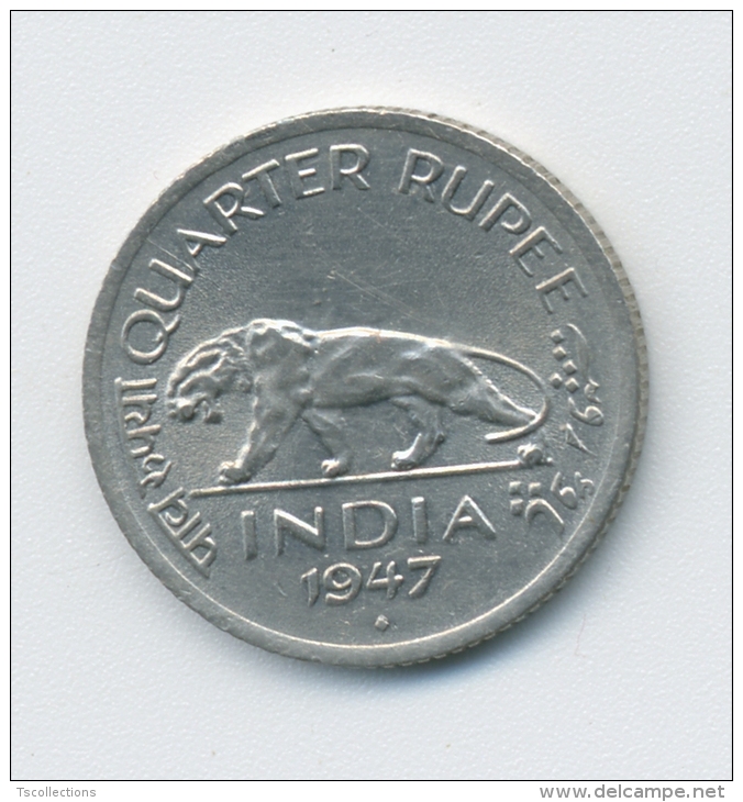 Inde Quarter Rupee 1947 - Colonies