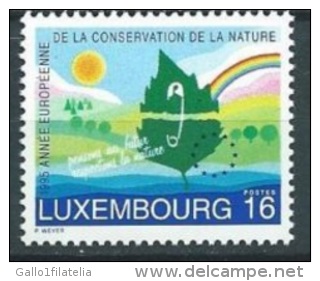 1995- LUSSEMBURGO / LUXEMBOURG - ANNO EUROPEO DELLA CONSERVAZ. DELLA NATURA/EUR. YEAR OF THE CONSERVATION OF NATURE. MNH - Neufs