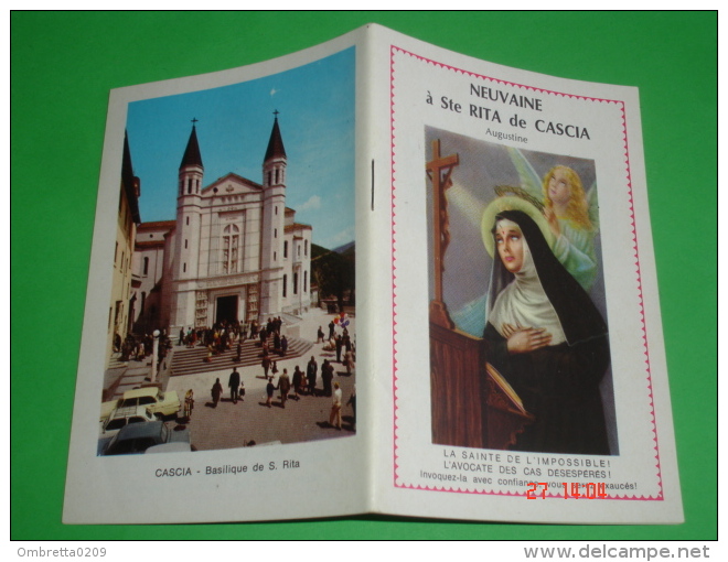Libretto In Francese S.RITA Da CASCIA Foto BASILIQUE -  URNE Dans LAQUELLE Se Trove Le  CORP De La SAINTE THAUMATURGE - Religione & Esoterismo