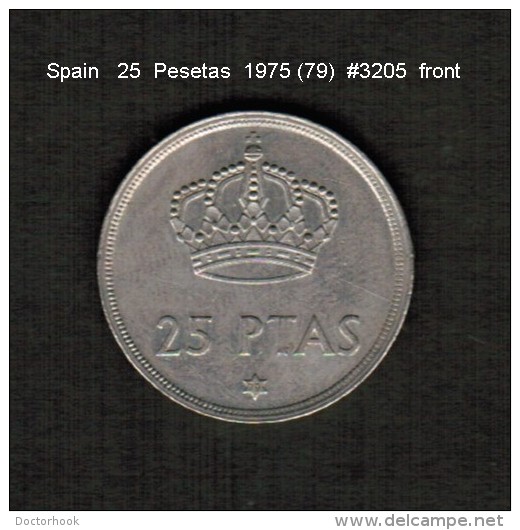 SPAIN    25  PESETAS  1975 (79)  (KM # 808) - 25 Pesetas