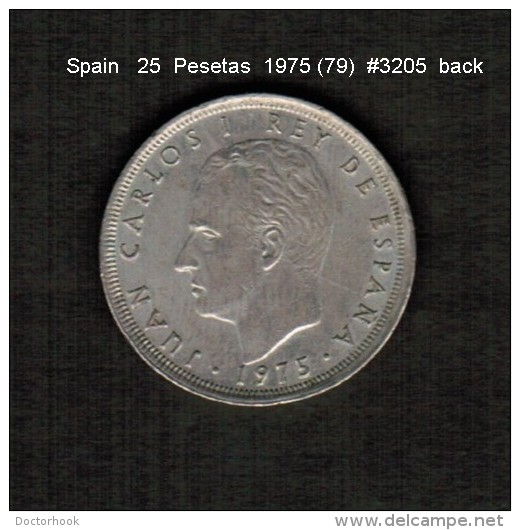 SPAIN    25  PESETAS  1975 (79)  (KM # 808) - 25 Pesetas