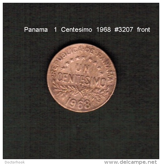 PANAMA    1  CENTESIMO  1968  (KM # 22) - Panama