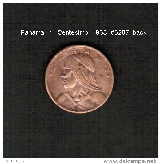 PANAMA    1  CENTESIMO  1968  (KM # 22) - Panamá