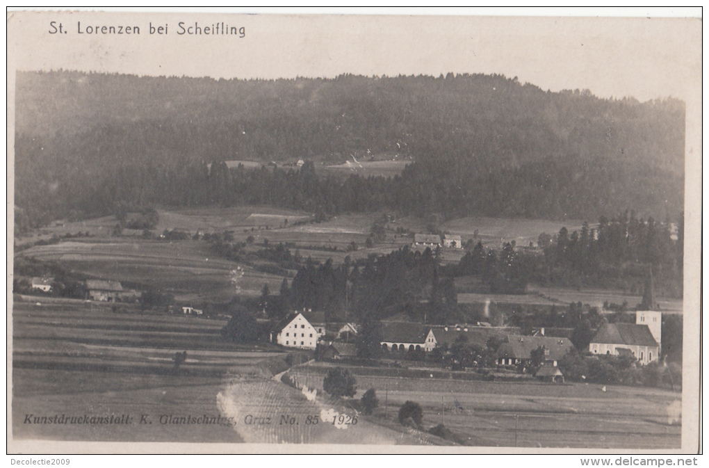 B76534 St Lorenzen Bei Schifling Austria Steiermark 2 Scans - Scheifling