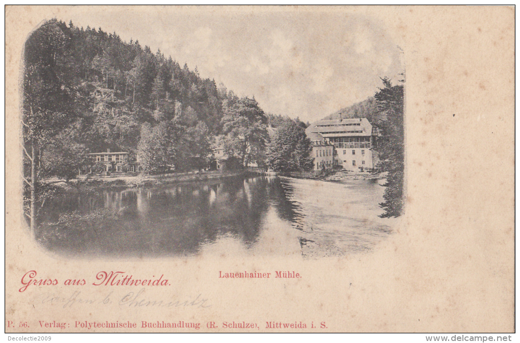 B76555 Mittweida Germany Lauenhainer Muhle 2 Scans - Mittweida