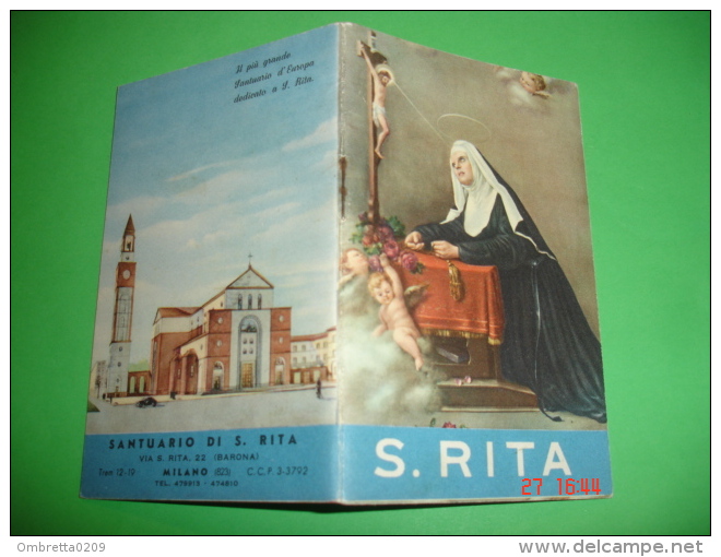 Libretto N°20 Anno 1955 - La Voce Di S.RITA Da CASCIA Santuario MILANO Alla BARONA - Pro Seminario LOANO -  Ed.AL.M.A. - Religion &  Esoterik