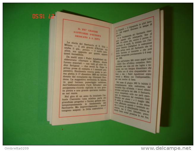 libretto n°20 anno 1955 - La Voce di S.RITA da CASCIA Santuario MILANO alla BARONA - Pro Seminario LOANO -  ed.AL.M.A.