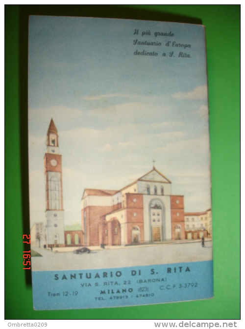 libretto n°20 anno 1955 - La Voce di S.RITA da CASCIA Santuario MILANO alla BARONA - Pro Seminario LOANO -  ed.AL.M.A.
