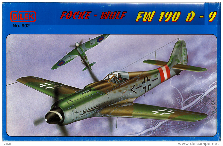 - BILEK - Maquette FOCKE-WULF FW 190 D-9  - 1/72°- Réf 902 - - Aviones
