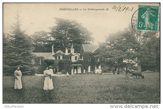 95 PISCOP / Pontcelles, La Châtaigneraie / - Pontcelles