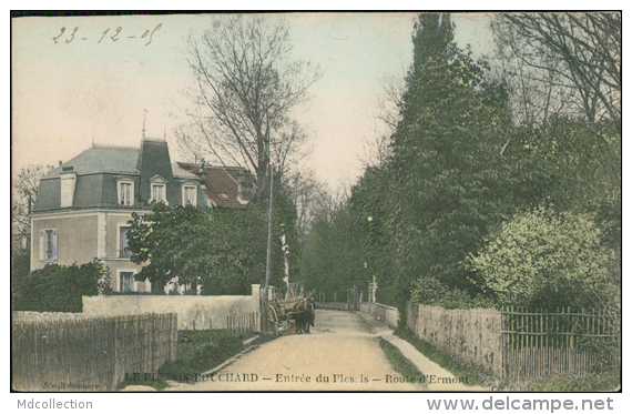 95 LE PLESSIS BOUCHARD / Entrée, Route D'Ermont / CARTE COULEUR - Le Plessis Bouchard