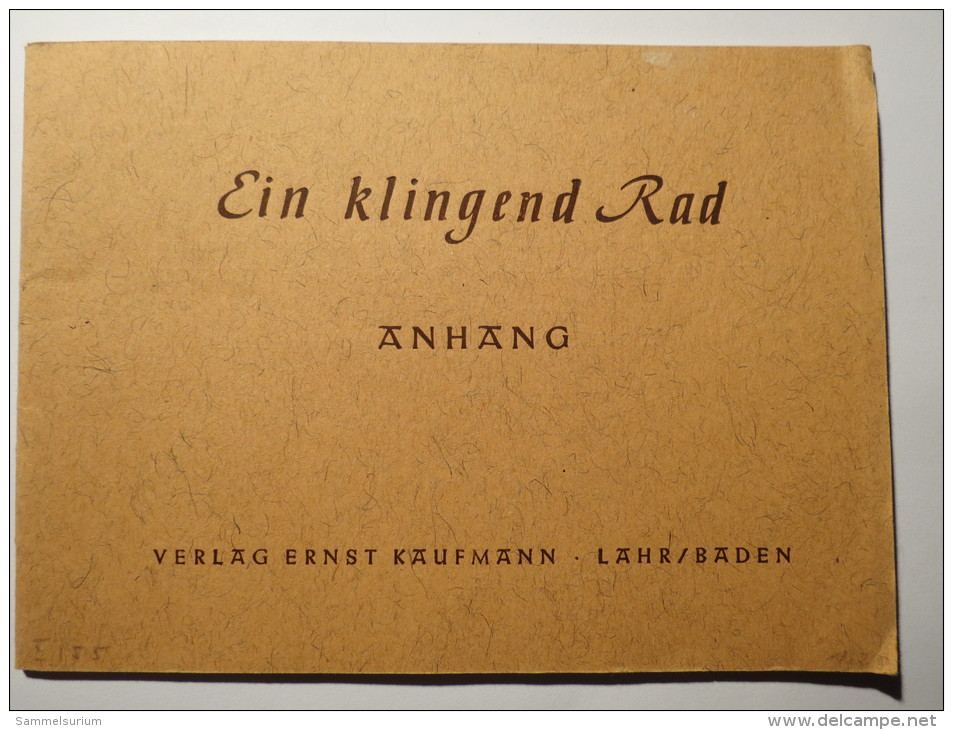 Dr. Alfred Gassert "Ein Klingend Rad" Mit 131 Speichen Und 45 Weiteren Kanons Im Amhang (Kanonsammlung) - Musik