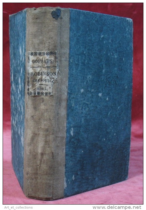 ROBINSON CRUSOEUS De Joachim Heinrich Campe / Texte Latin / Édition Illustrée Delalain 1825 - Oude Boeken