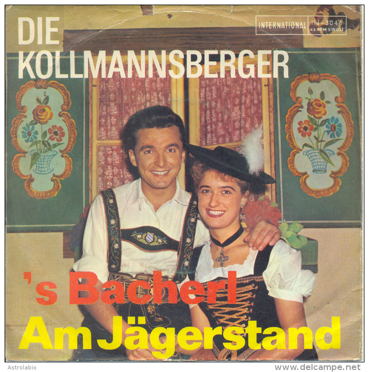 " Die Kollmannsberger " Disque Vinyle 45 Tours - Otros - Canción Alemana