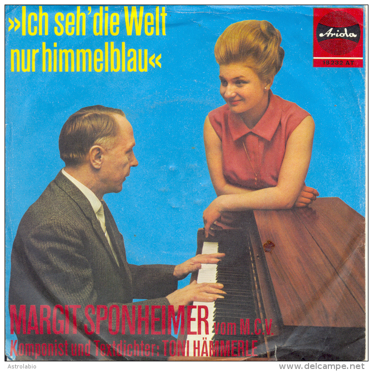 " Margit Sponheimer, Komponist Toni Hämmerle " Disque Vinyle 45 Tours - Autres - Musique Allemande