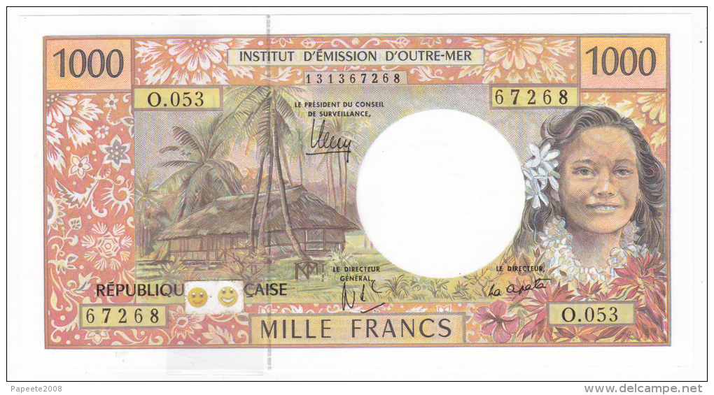 Polynésie Française / Tahiti - 1000 FCFP - "NOUVEAUTE" / O.053 / 2013 / Signatures Noyer/de Seze/La Cognata - Neuf / UNC - Territoires Français Du Pacifique (1992-...)