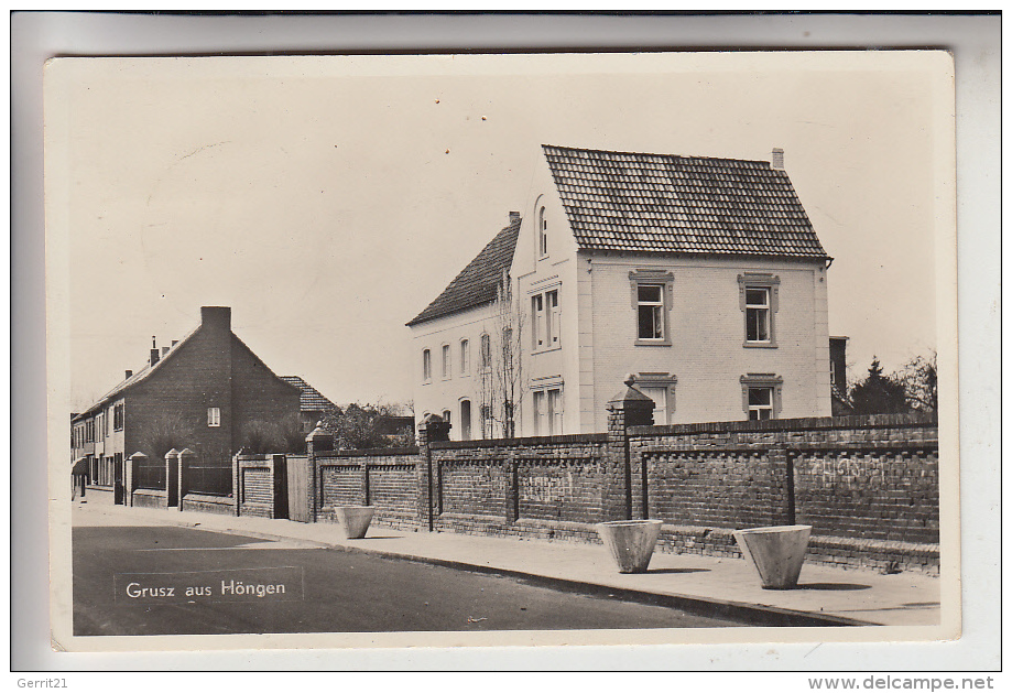 5110 ALSDORF - HOENGEN, Strassenansicht, 1961, Kl. Nadellöcher - Alsdorf