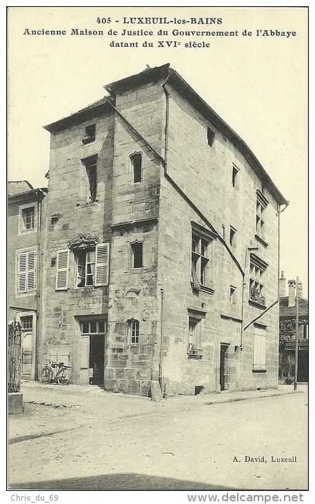 Luxeuil Les Bains Ancienne Maison De Justice - Luxeuil Les Bains