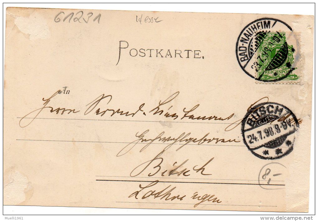Nr. 43,  Gruss Aus Bad Nauheim, 1898 - Bad Nauheim