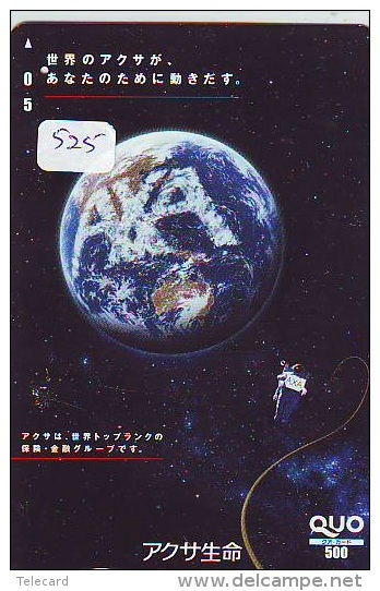 Télécarte Japon ESPACE * Phonecard JAPAN (525) SPACE * PLANETE * COSMOS * GLOBE * TK * WELTRAUM * SPECTRUM * UNIVERSUM - Espace